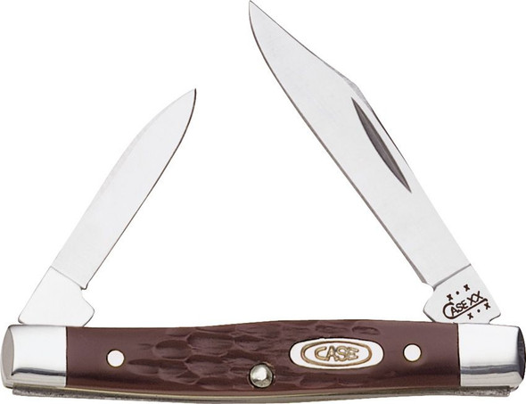 Case Cutlery Small Pen Knife Brown Delrin Pocket Folder