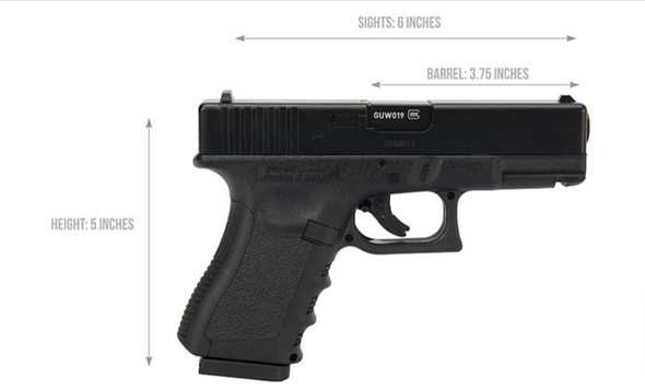 Umarex Licensed Glock 19 CO2 Non-Blowback .177 Steel BB Air Gun Pistol