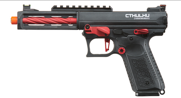Lancer Tactical x Tandemkross CTHULHU Gas Blowback Pistol – Black/Red