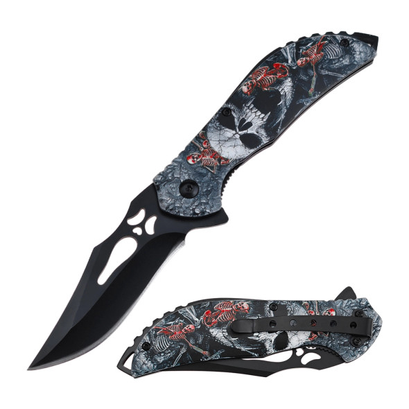 Devil's Echo – Dark Side Blades Spring Assisted Knife
