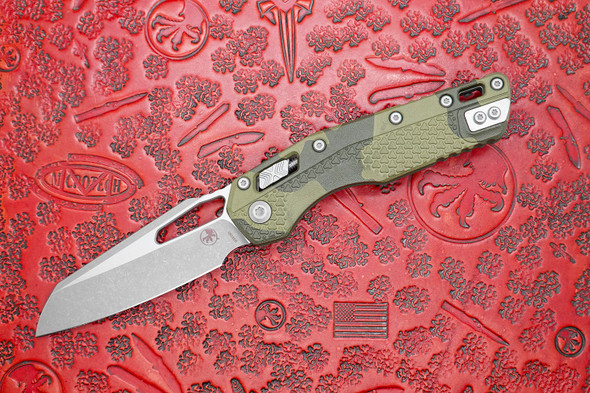 Microtech MSI RAM-LOK Manual Action Folding Knife - Apocalyptic Olive Camo Standard