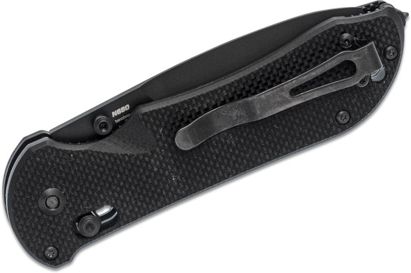 Benchmade Triage AXIS Lock Knife Black G-10 Black Serrated