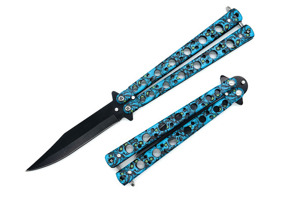 Crimson Reaper Balisong Butterfly Knife – 8.5