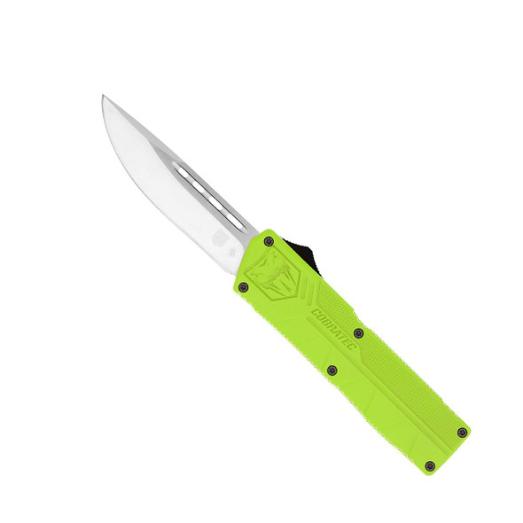 Lightweight Zombie Green Drop Point Edge Non Serrated