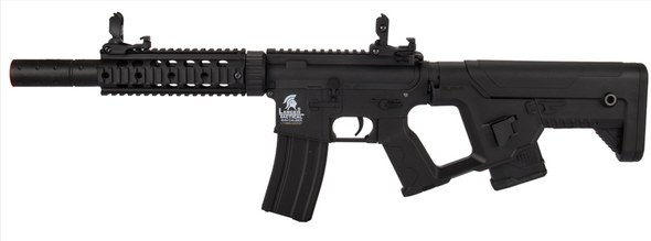 Lancer Tactical LT-15BBL-G2 Gen 2 AEG airsoft rifle with Alpha stock black