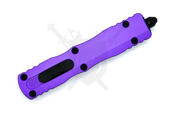 Microtech Dirac Delta rear view pocket clip and glass breaker detail