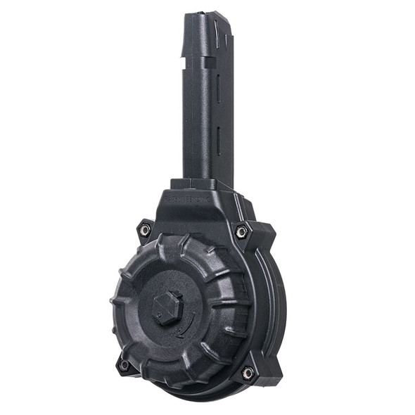 ProMag 50 round drum side profile with inserted magazine tower