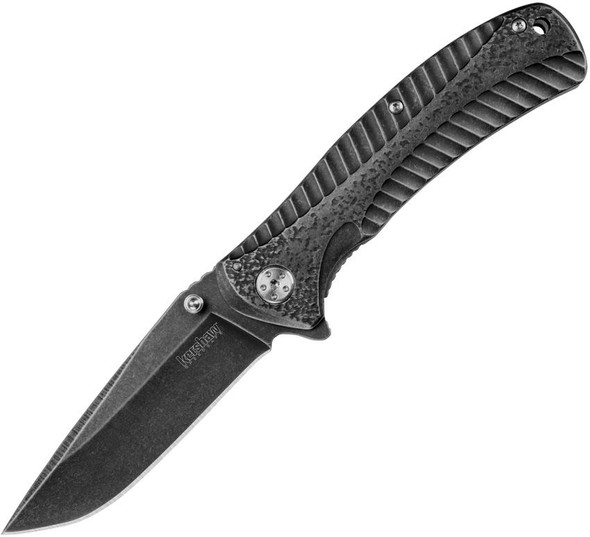 Kershaw Starter 1301BW open knife BlackWash blade stainless steel handle textured grip