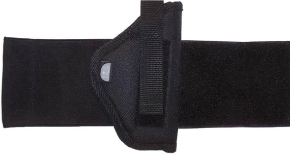 Rear view of the Protech Outdoors WANK-1LZ ankle holster showing the wide hook-and-loop ankle band and padded ballistic nylon construction