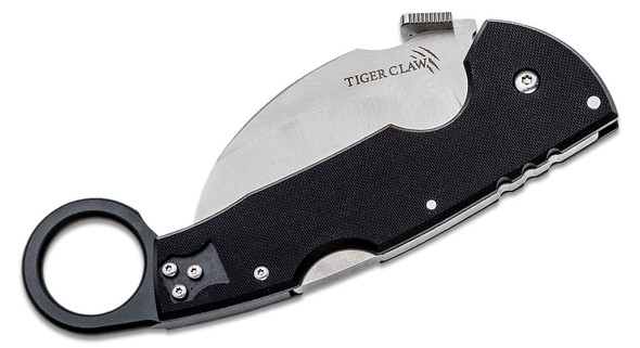 Cold Steel Tiger Claw Folding Karambit Serrated Blade, G10 Handle S35VNs