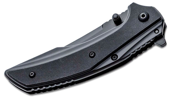 Kershaw Outright Assisted  Black PVD Upswept Blade Black G10 and Stainless Steel Handles