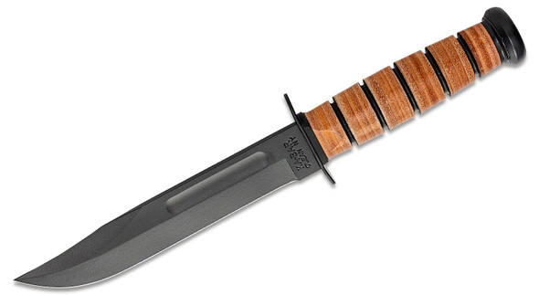 KA-BAR 1217 Full Size USMC Fighting Knife 7" Plain Blade