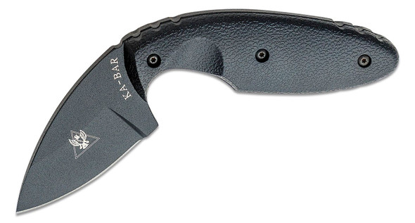 KA-BAR 1480 TDI Law Enforcement Knife Black Plain Blade