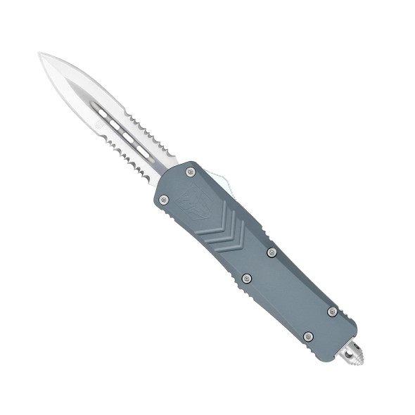 Cobratec Small FS-X Grey Double Edge Serrated Blade