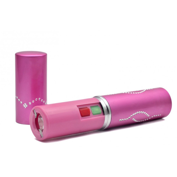 Cheetah Pink Lipstick Design Stun Gun