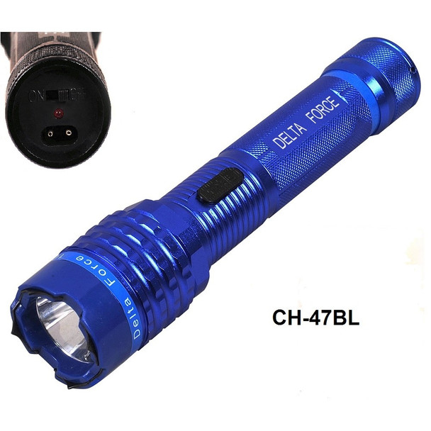 Blue Delta Force 10 million Volt Stun Gun Flashlight