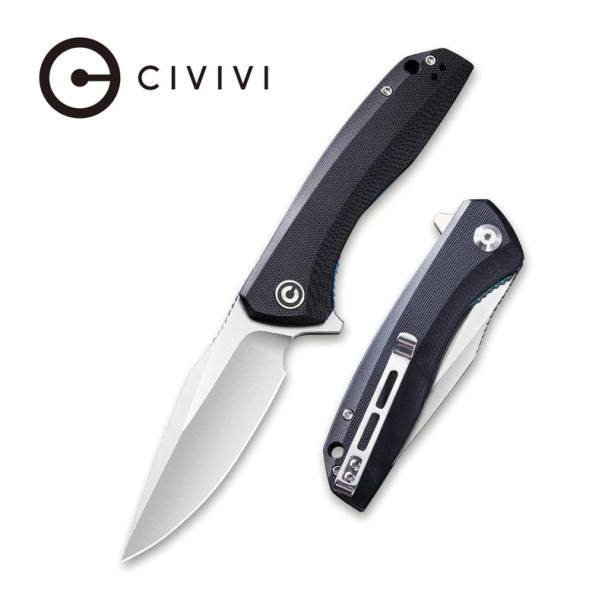 CIVIVI Baklash Flipper Knife G10 Handle (3.5" 9Cr18MoV Blade)