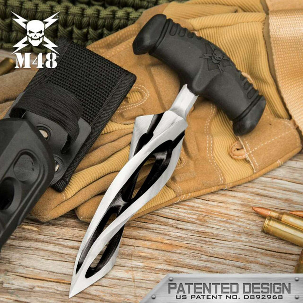 M48 Cyclone Push Dagger And Sheath