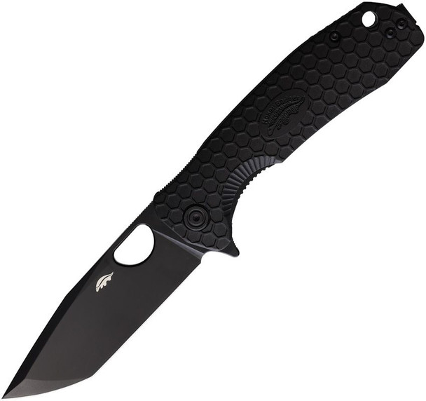 Honey Badger Knives Large Flipper D2 Tanto Black FRN