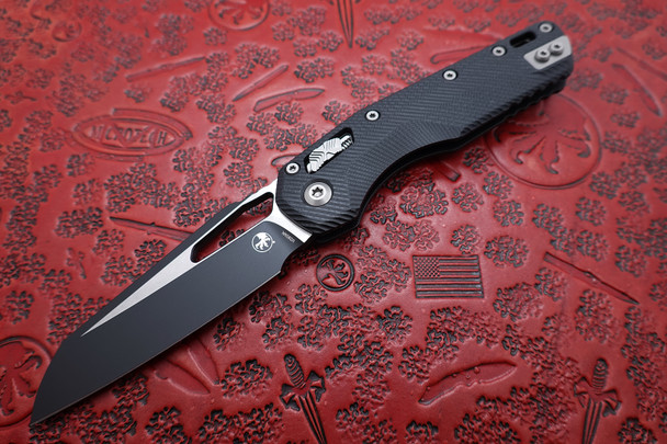 Microtech MSI S/E Fluted G-10 Handle Tactical Black Standard Blade