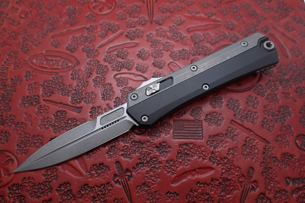 Microtech Glykon Automatic OTF Bayonet Apocalyptic Overlay Apoc Standard Nickel Boron Internals