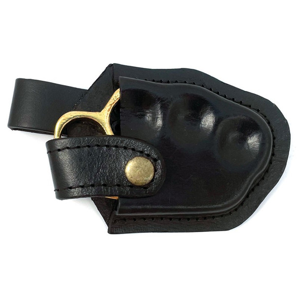 Brass Guard Leather Knuckle Holster Side Carry