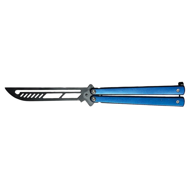 "Blue Swift" BalanceMaster: Training Balisong Butterfly Knife with Skeletonized Blade