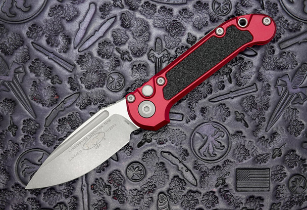 Microtech LUDT Gen III Automatic Folding Knife – Merlot Handle, Apocalyptic S/E Standard Blade