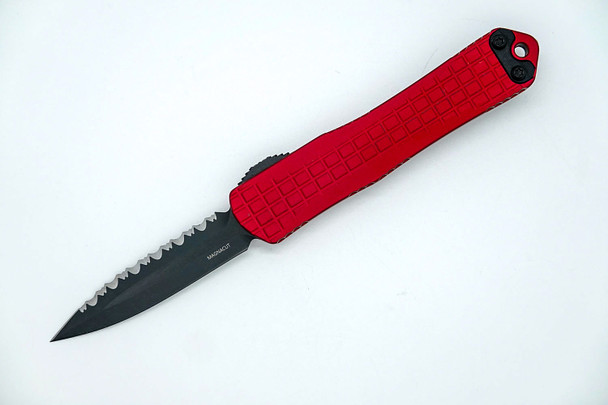 Heretic Manticore S OTF Automatic Knife – Red Grenade Frag & DLC Dagger Blade