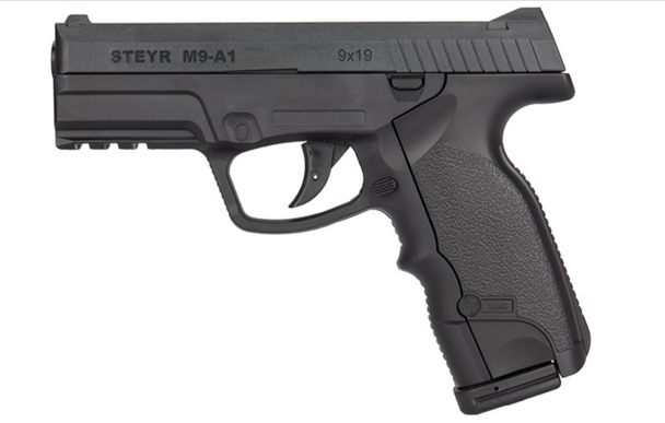ASG Steyr M9-A1 CO2 non-blowback steel BB airgun pistol left side