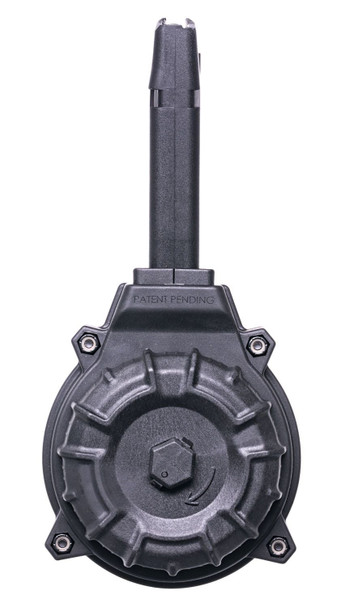 ProMag Glock drum magazine angled front showing winding dial