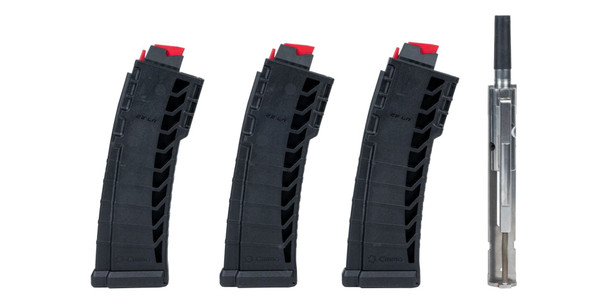 CMMG 22LR magazines front view showing 25 round capacity