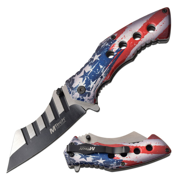 MTech USA Flag Assisted Knife