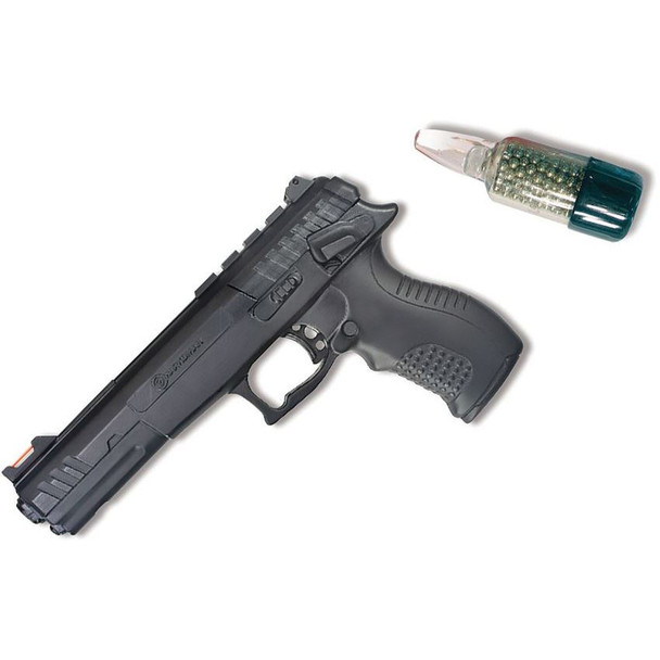 Marksman 1018 .177 spring-powered BB repeater air pistol with airgun dart ammunition