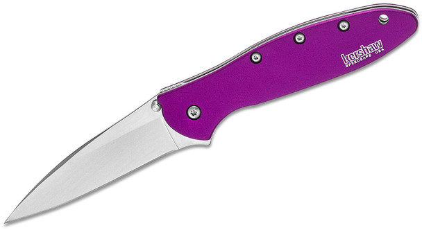 Kershaw 1660PUR Ken Onion Leek Assisted Flipper Knife Purple