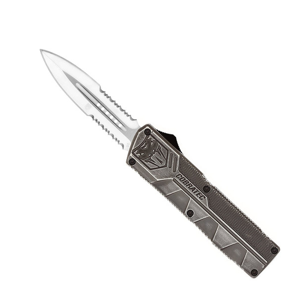 Cobratec Lightweight Stonewash Double Edge 2 Sided-Serrated