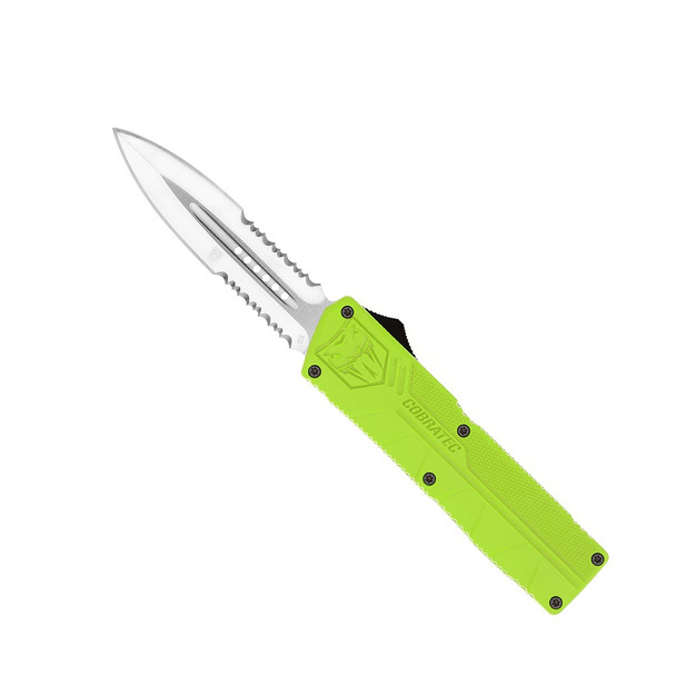 Cobratec Lightweight Zombie Green Double Edge 2 Sided-Serrated