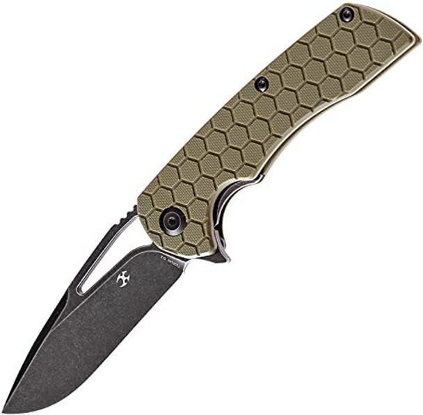 Kansept Kyro Framelock Green G10 Kim Ning Design