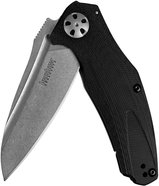 Natrix KVT 3.25" Stonewashed Drop Point Black G10 Handle