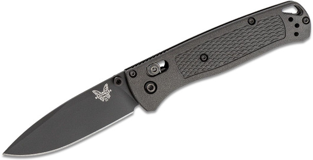 Benchmade Bugout CF-Elite AXIS Folding Knife S30V Black Cerakote Plain Blade Graphite Black CF-Elite Handles