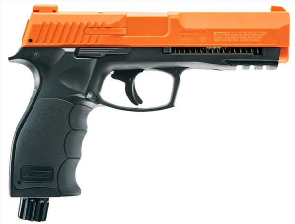 Umarex T4E P2P HDP 50 Cal Pepperball Gun (Black / Orange)