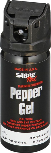 Sabre Pepper Gel 1.8oz Tactical Series Maximum Strength