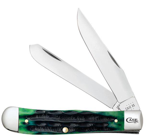 Case XX™ Deep Canyon Hunter Green Bone Trapper Stainless Pocket Knife