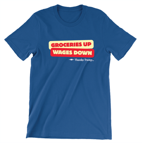 Groceries Up (Unisex Royal Blue Tee) Groceries Up (Unisex Royal Blue Tee)