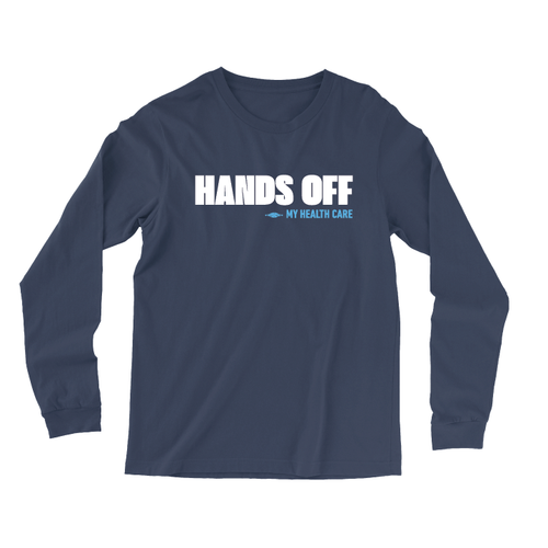 Hands Off (Navy Long-Sleeve Tee) Hands Off (Navy Long-Sleeve Tee)