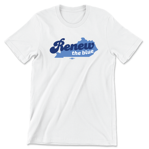Renew The Blue (Unisex White Tee)
