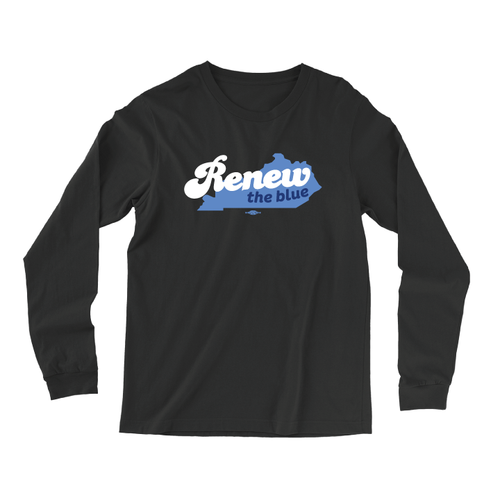 Renew The Blue (Black Long-Sleeve Tee)