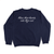 Bless Their Hearts (Navy Crewneck Sweater)