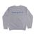 Democracy (Dark Ash Crewneck Sweater)