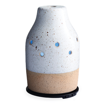 Rustic White Ultrasonic Aroma Diffuser - Wicked Earth